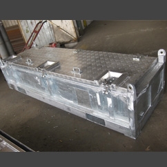 Galvanized tool box