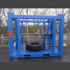 Wire Rope or Cable Coiling & Reeling unit